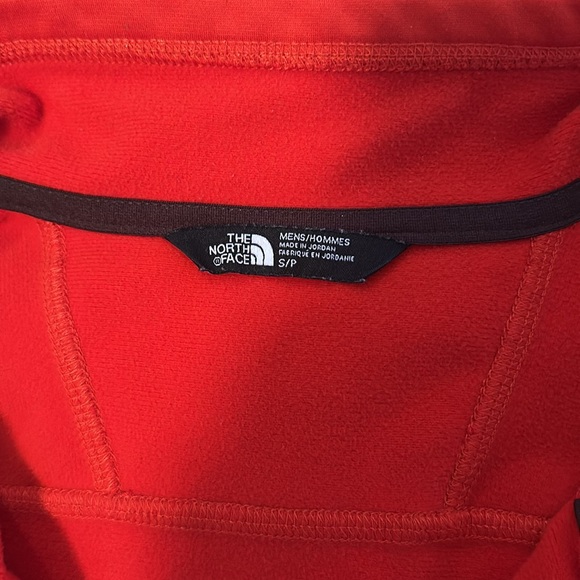 North face orange quarter zip smalll - Picture 4 of 5